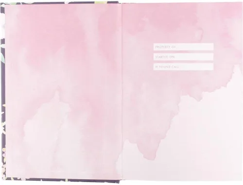 Vista 2 de C.R. Gibson Cuaderno de tapa dura con texto en inglés "It Is Well With My Soul" de color azul oscuro para mujer, 6 pulgadas de ancho x 8.5 pulgadas