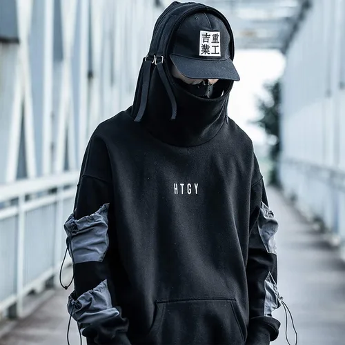 Vista 5 de Niepce Inc Japanese Streetwear - Sudadera con capucha para hombre