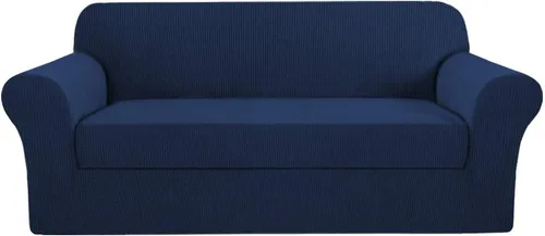 Vista 11 de H.VERSAILTEX - 2 fundas protectoras de licra suave Jacquard para respaldo de silla, lavable a máquina