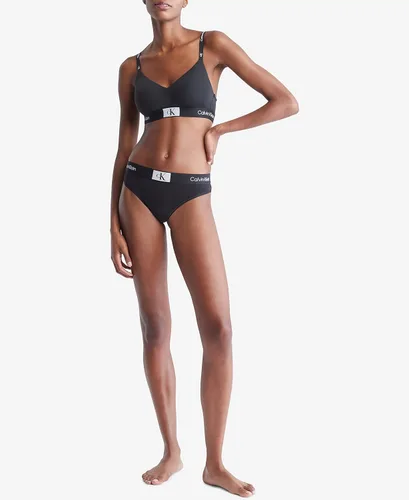 Vista 4 de Calvin Klein Bragas modernas de algodón 1996 para mujer, paquete múltiple