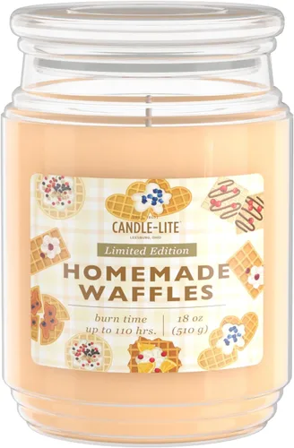 Vista 12 de Candle-lite Velas perfumadas de otoño, pera Anjou y manzana con ámbar dorado, frasco de 18 onzas con mecha única, orgullosamente fundido en EE. UU.