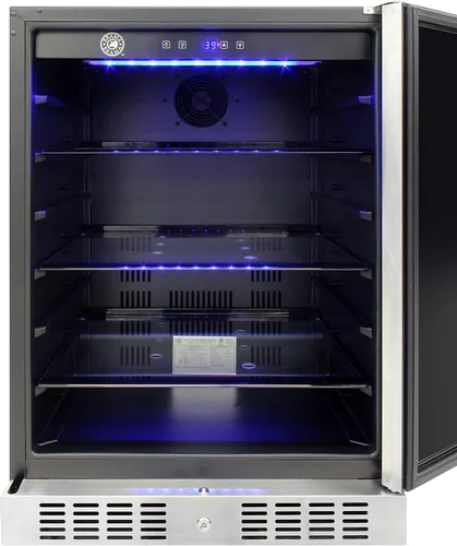 Vista 4 de BRAMA Refrigerador exterior integrado o independiente con descongelación automática, pantalla LED y panel de control