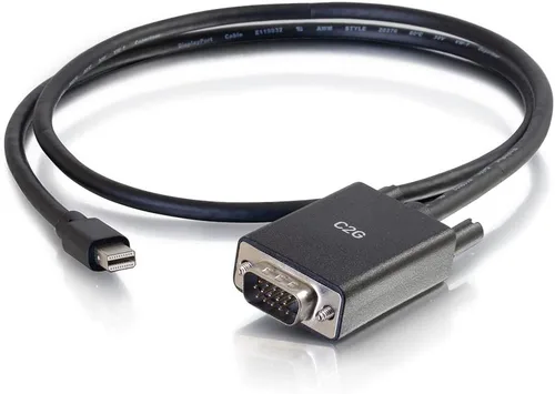 Vista 9 de C2G Mini Display Port Adapter, Display Port to DVI, Macho a Macho, Negro, 3 Pies (3.0 ft), Cables to Go 54334