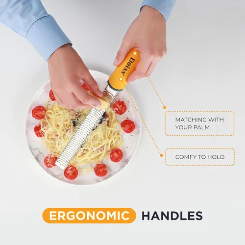 Vista 9 de Deiss PRO - Rallador grueso y rallador de queso de mano y rallador de queso y rallador de cítricos Deiss PRO
