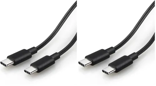 Vista 5 de Cable USB C para iPhone 16 17 15 Pro, USB C a USBc negro 3 pies