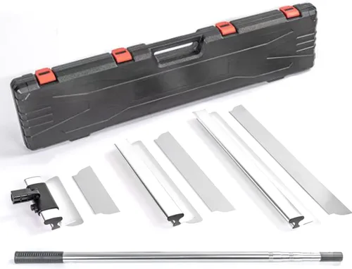 Vista 8 de Herramientas para yeso Cuchilla para yeso con mango extensible - 7", 10" 14" 16" y 24" Cuchillas de aluminio extruido Acero inoxidable 301
