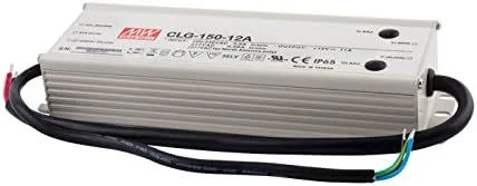 Vista 2 de MW Mean Well CLG-150-12A LED Driver 132W 12V IP65 Fuente de alimentación impermeable
