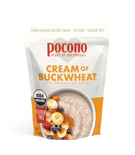Vista 5 de Pocono Crema orgánica de cereal de trigo sarraceno (3x13 oz.)