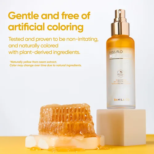 Vista 6 de BANILA CO Miss Flower & Mr Honey Propolis Ampolis - Ampolis Mist Spray fijador de maquillaje hidratante de doble capa para la piel nutritiva