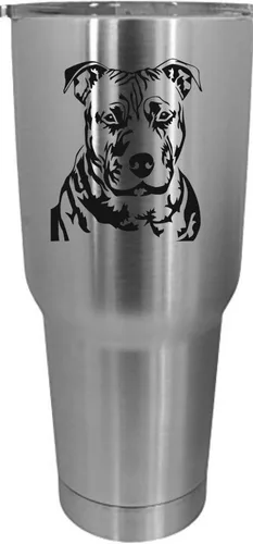 Vista 70 de Cairn Terrier - Vaso grabado con temática de perro, 30 onzas