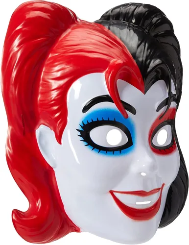 Vista 2 de Rubie s Mujer dc comics Harley Quinn máscara como se muestra talla única
