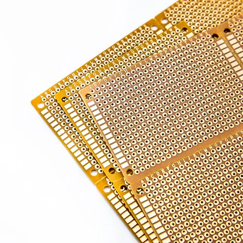 Vista 5 de 20 unids PCB 2.0 * 2.8 in Universal Breadboard Test Prototipo Juntas Amarillo Universal Experimento Matriz Placa de Circuito para Arduino DIY