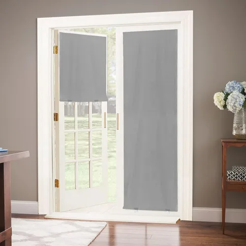 Vista 19 de LazBlinds Cortina de Puerta 100% Opaca, Persianas Sin Herramientas Sin Taladro Inalámbricas para Ventanas, Aislamiento Térmico Protección UV
