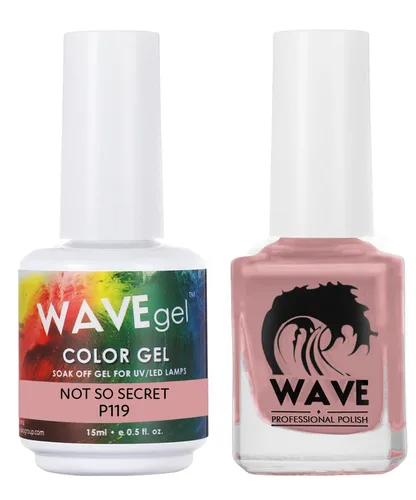 Vista 152 de WAVEGEL - Juego dúo de gel y esmalte de uñas a juego - Colección Simplicity - #P109 Blizzard I 0.5 onzas