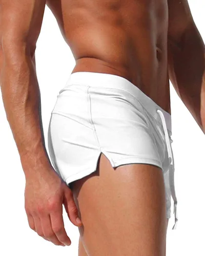 Vista 2 de Mens Swimwear Short Swim Trunks with Zipper Pocket