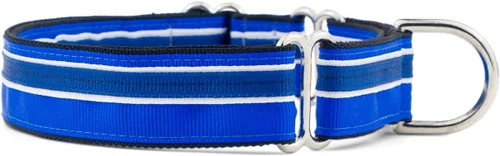 Vista 8 de If It Barks Collar Martingala de 1 pulgada con hebilla de liberación rápida, ajustable, fabricado en Estados Unidos, pequeño, arándano