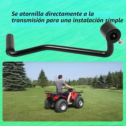 Vista 2 de Conversión de Palanca de Cambios Compatible con Honda Foreman Rancher 350 450 500 ES - Bypass del Cambio Eléctrico Averiado Cambio de pie, Bypass