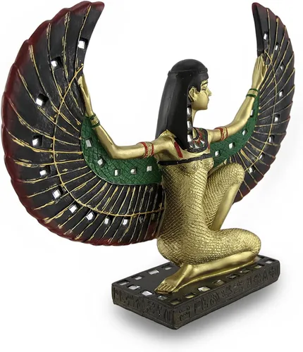 Vista 2 de Things2Die4 Diosa egipcia alada Isis Estatua Deidad Mitología