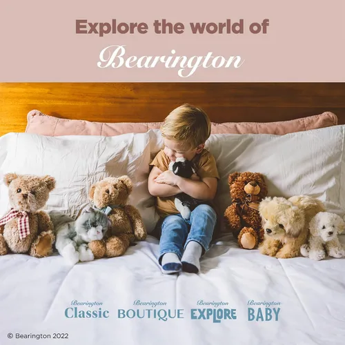 Vista 8 de Bearington - Puercoespines Lovie y Dovey de peluche que sostienen un corazón, de 5.5 pulgadas