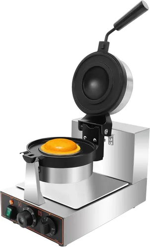 Vista 10 de Mini panqueques holandés de 36 piezas, máquina eléctrica comercial para panqueques, control de tiempo y temperatura, mini waffles de acero