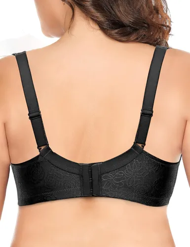 Vista 3 de Deyllo - Sujetador minimizador para mujer, cobertura completa, sin alambre, cómodo, no acolchado