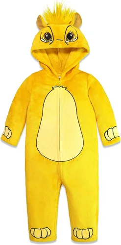 Vista 2 de Disney Mono de cosplay con cierre de cremallera para recién nacidos a bebés