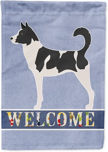 Vista 33 de Caroline's Treasures BB8334GF AIDI Bandera de jardín para perro de montaña del Atlas, bandera de buzón azul, bandera decorativa para patio exterior
