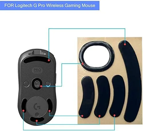 Vista 6 de Quartet trade Pies para mouse, patines para mouse, para mouse de juegos Logitech