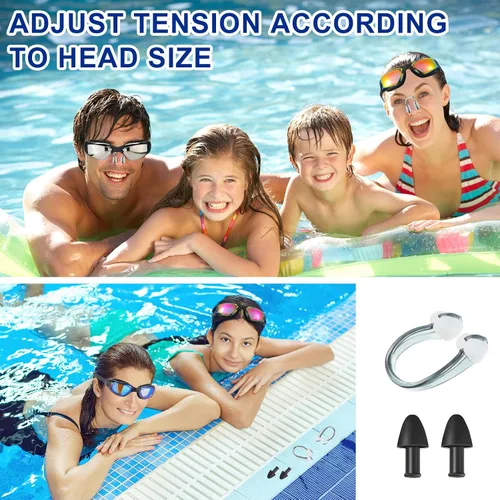 Vista 7 de Flutesan 12 gafas de natación para adultos, para hombres, mujeres, jóvenes, sin fugas, protección completa contra los rayos UV