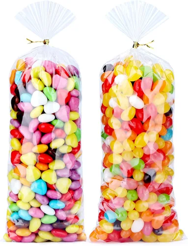 Vista 19 de 200 bolsas de celofán de 5 x 7 pulgadas, bolsas de celofán para dulces, bolsas transparentes de regalo, bolsas para cake pops, bolsas de caramelos