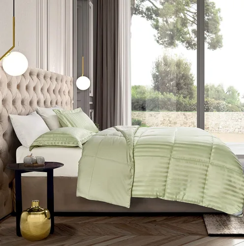 Vista 5 de Blue Ridge Home Fashions Kathy Ireland-Essentials - Juego de edredón reversible de 3 piezas de microfibra con diseño de damasco, color chocolate