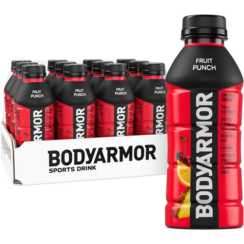 Vista 13 de BODYARMOR - Bebida deportiva, baya negra, sabores naturales con vitaminas, electrolitos ricos en potasio, perfecta para deportistas, 16 onzas