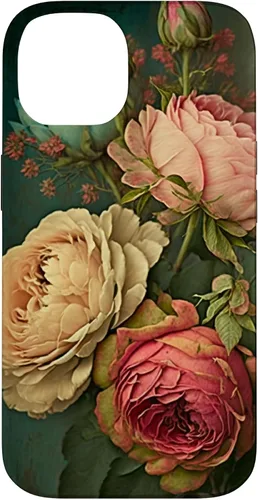 Vista 4 de Boho Shabby Chic Bohemian Roses Vintage Funda con diseño de flores y flores para iPhone 17