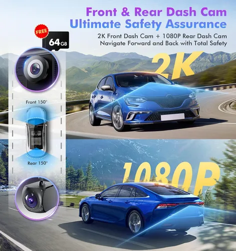 Vista 5 de Pantalla táctil de 10" para coche, utilizada para Apple Carplay inalámbrico Android Auto MirrorLink, estéreo de coche portátil con Bluetooth, cámara