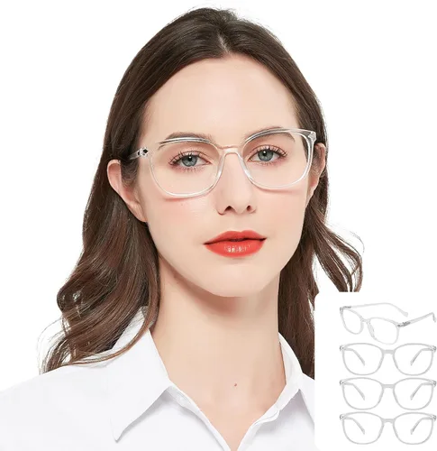 Vista 7 de 4 Packs Reading Glasses for Women Blue Light Blocking Computer Readers 1.0 1.25 1.5 1.75 2.0 to 4.0