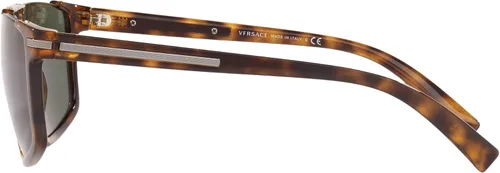 Vista 2 de Versace Gafas de sol para hombre marco de la Habana lentes verdes 2362in Verde