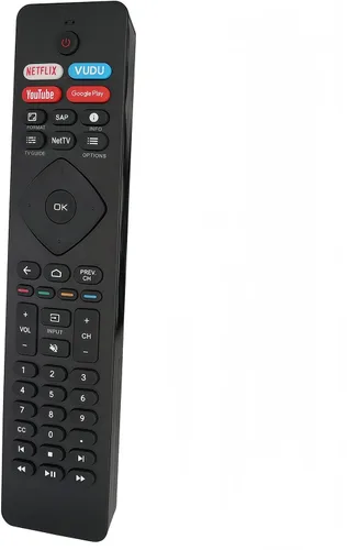Vista 7 de Mando a distancia de repuesto compatible con Philips Android Smart TV 43PFL5604/F7 55PFL5766/F7 50PFL5766/F7 55PFL5604/F7A 65PFL5766/F7