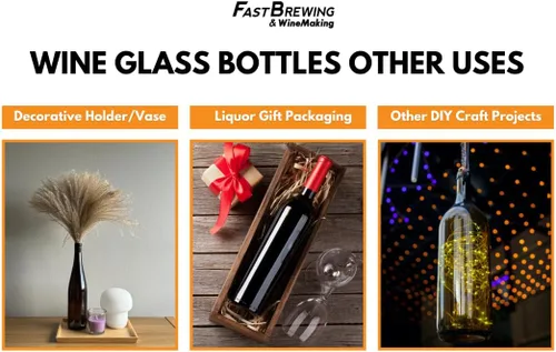 Vista 4 de FastRack Botellas de vino con 100 corchos de vino prémium