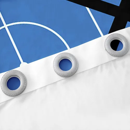 Vista 6 de Erosebridal Hockey Blackout Curtains for Boys,Blue and Black Sports Curtains & Drapes for Kids Teen,Ball Games Gamer Bedroom Decor,Ice Hockey Field