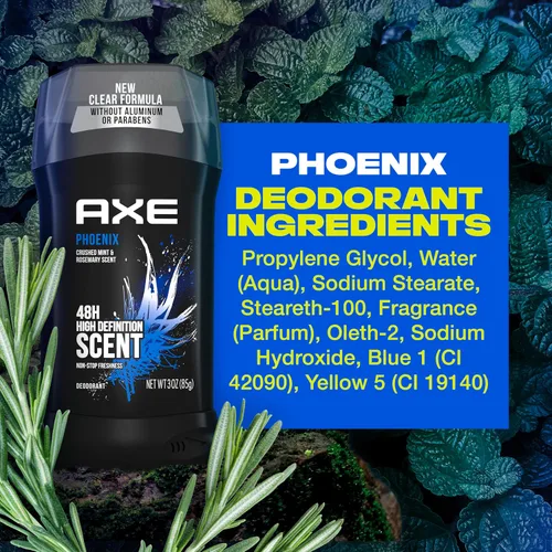 Vista 4 de Desodorante en barra para hombres Axe, Anarchy for Him, 3 onzas (paquete de 12), Fénix