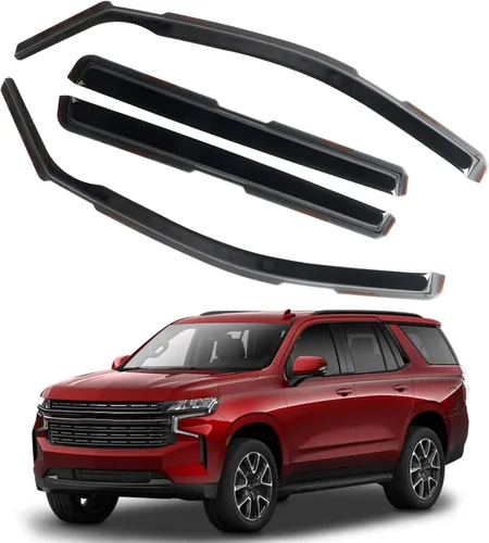 Vista 25 de Protector de lluvia apto para GMC Terrain 2010-2017, deflector de visera de ventana lateral de montaje exterior, protector de sombra de ventilación