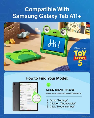 Vista 3 de Belkin Disney Pixar Toy Story 5 Lilypad - Funda para Samsung Galaxy Tab A11