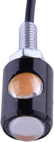 Vista 5 de 2 unids 12 V mini perno LED motocicleta intermitente indicador intermitente matrícula luces universales
