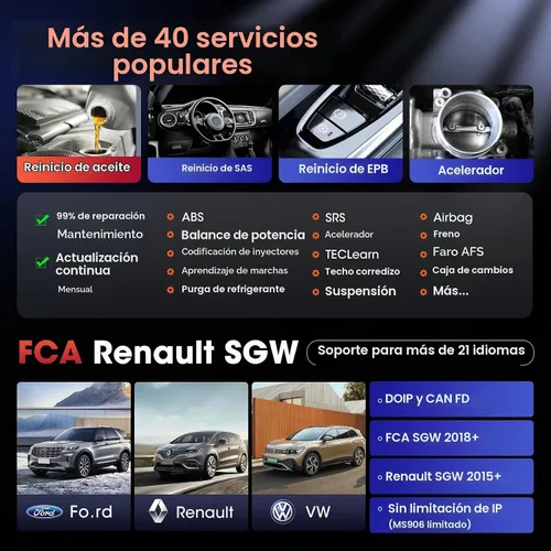 Vista 6 de Escáner Autel MaxiPRO MP900, 2026 más nuevo que MP808BT PRO MP808S MK900 MX900, funciona como MP900BT MS906 PRO MS906 MAX, herramienta de escaneo