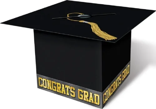 Vista 3 de Caja de tarjetas de graduación accesorio de fiesta (1 unidad) (1/paquete)