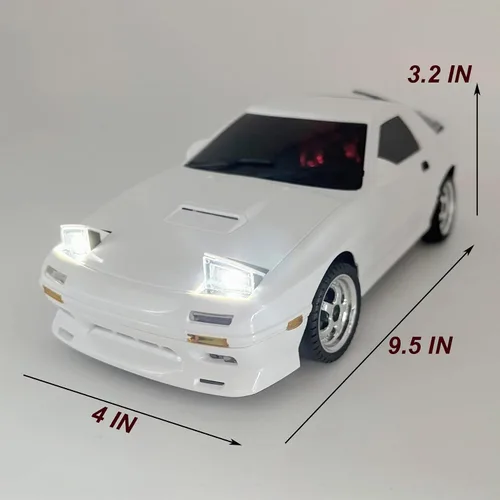 Vista 3 de 1/18 coche de la deriva de RC con control proporcional del coche RWD