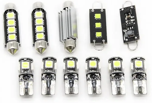 Vista 3 de Luz LED para techo interior – Kit de luz LED J'eep para 1999-2004 J'eep Grand Cherokee accesorios mapa cúpula luz de licencia