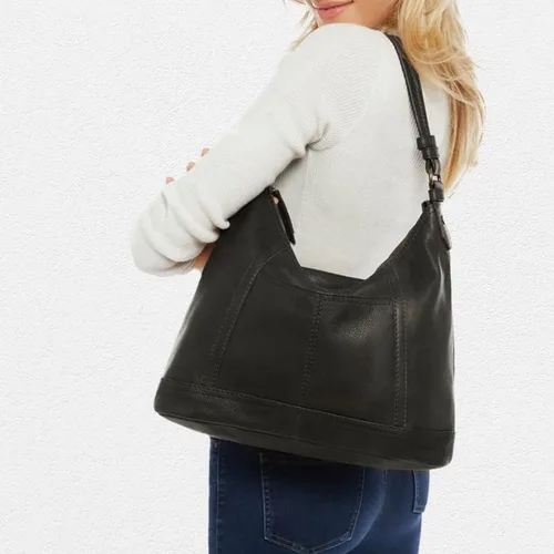 Vista 6 de American Leather Co. - Bolso Hudson Hobo - Hermoso diseño y muy a la moda