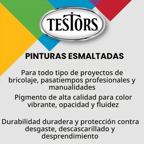 Vista 2 de Testors 1181TT Pintura esmaltada, 0.25 onzas, aluminio plano