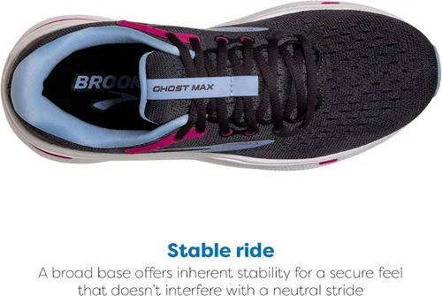 Vista 4 de Brooks Zapatillas Ghost Max Cushion Neutral para correr y caminar para mujer